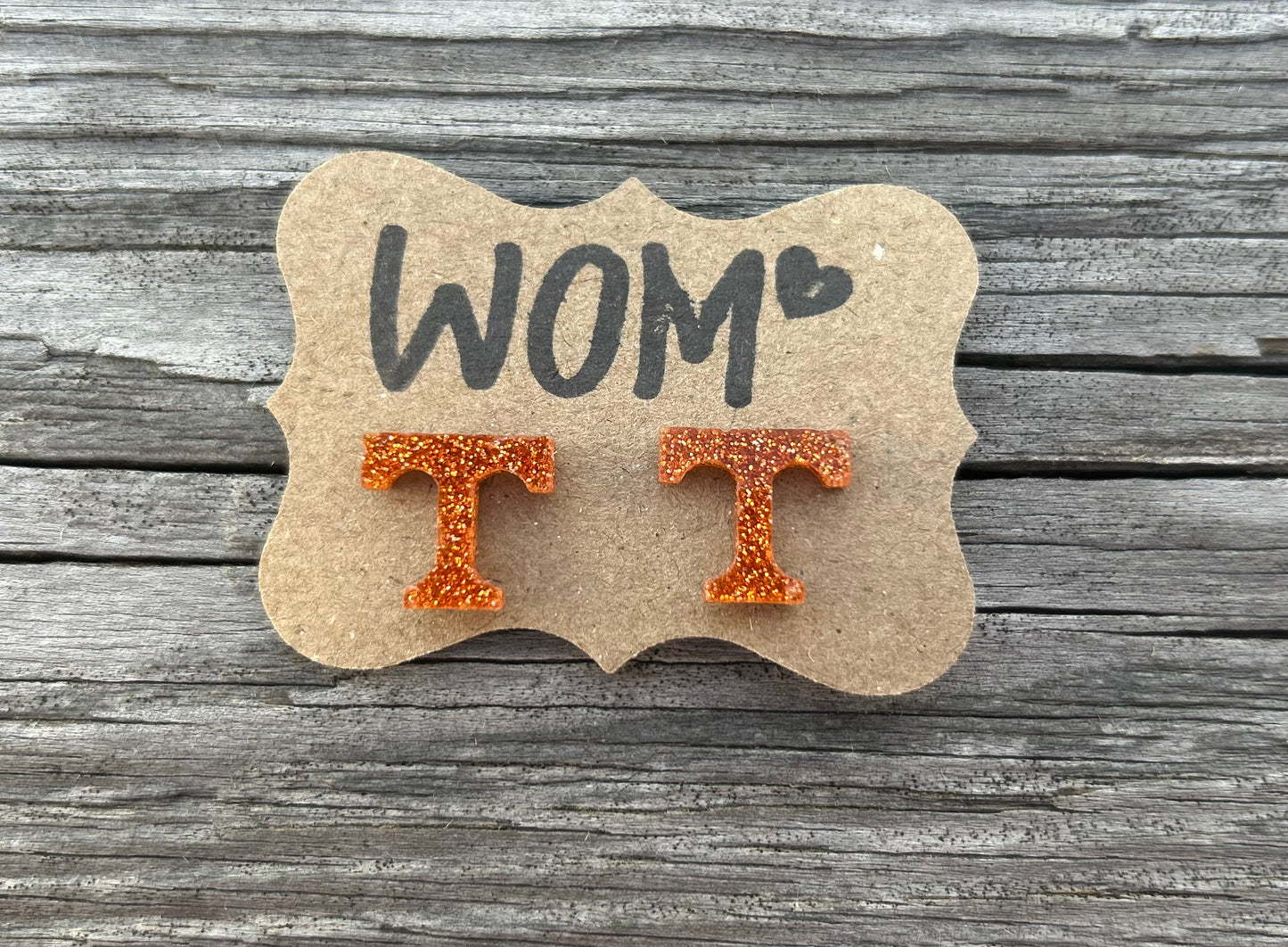 Tennessee Power T Acrylic Stud Earrings